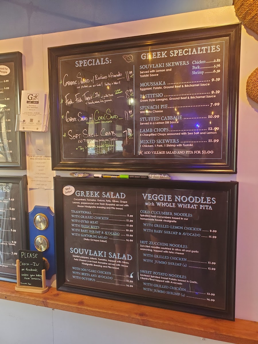 Menu The Greek Spot Cafe & Grill-7